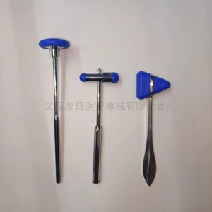 Ensemble de marteaux de percussion en trois parties, en alliage d'aluminium avec pointe bleue, pour tests de réflexes neurologiques, outil de diagnostic médical - Product Image 2