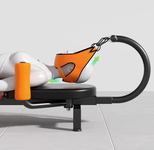 Alat Traksi Ergonomis LH-Q-002 untuk Penggunaan di Rumah, Tempat Tidur Tarik Tulang Belakang Elektrik, Peregang Leher dan Tubuh, Peregang Tulang Belakang yang Dapat Diperpanjang - Product Image 6