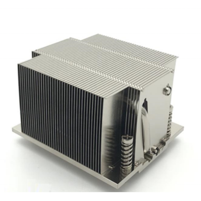 2U Server Cpu Cooler / Aluminum Base+2 Copper Heatpipe