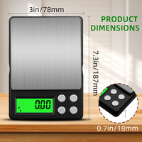 Changxie fábrica Venta al por mayor OEM oro mini digital joyería escala tirar hacia atrás Escala de bolsillo modelo plástico mini escala