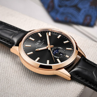 Logo personnalisé IW montre mécanique de luxe pour hommes en acier plongeur classe Phase de lune caractéristique cadran lumineux à la mode marque privée Miyota