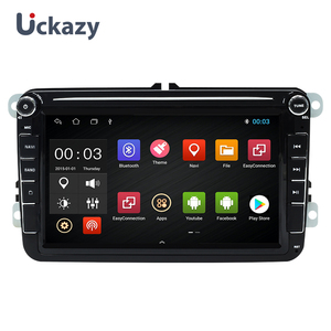 Autoradio Android 14 da 8 Pollici con GPS Integrato, CarPlay Wireless, OBD2, Amplificatore, Schermo HD per VW Passat B6/B7 CC T5 <span class=keywords><strong>Skoda</strong></span> <span class=keywords><strong>Octavia</strong></span>/<span class=keywords><strong>Superb</strong></span> - Product Image 1
