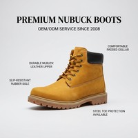 Bottes Martin en cuir de vache véritable, fabriquées à la main, souples, imperméables, respirantes, tendance, pour hommes, pour la marche en hiver, la randonnée sur la neige
