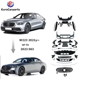 2021 2022 anni S63 Body Kit per Mercedes-Benz classe S W223 aggiornamento a S63 Model S class car tuning facelift per benz