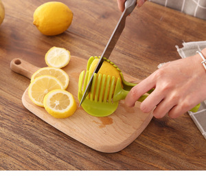 果物野菜ツールキッチンプラスチック製野菜スライサーフルーツカッターツールレモンカッティングガジェット - Product Image 2