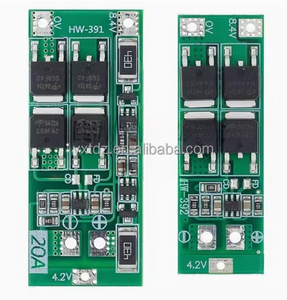 고품질 2S 20A 7.4V 8.4V 18650 리튬 배터리 보호 보드/BMS 보드 표준 밸런스 버전 재고 보유 - Product Image 1