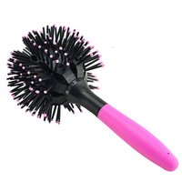 Brosse à cheveux magique, peigne à cheveux 3D rond, brosse à cheveux à massage à 360 degrés, outils de coiffure pour femmes, salon de coiffure