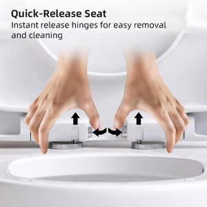 Kidoir phòng tắm WC một mảnh sàn nhà vệ sinh gắn S Trap đôi bão rửa nhà vệ sinh gốm với van góc và ống - Product Image 4