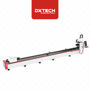 Dxtech 2000W Découpeuse laser à double table avec mandrin automatique pour acier, métal, tube, tuyau, tôle - Product Image 3