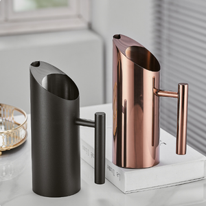 Carafe à boisson grande capacité en acier inoxydable avec poignée, pour thé, lait, café, eau - Product Image 2