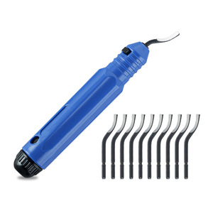 Cuchillo desbarbador manual NB1100 de acero inoxidable con hoja tipo pie de oveja, herramienta industrial para recortar, biselar y eliminar bordes. - Product Image 1
