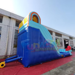 <b>Inflatable</b> kahuna water slide for outdoor backyard party tobogan acuatico hinchable commercial bounce house - Product Image 4
