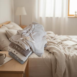 Ensemble de pyjama décontracté pour la famille, manches courtes, tissu en coton respirant, doux et frais, vêtements de nuit pour l'été, tenue assortie pour la maison - Product Image 3