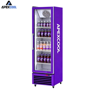 Vitrine réfrigérée mince à porte vitrée, armoire à bière verticale, mini-<span class=keywords><strong>bar</strong></span> commercial, réfrigérateur vitrine - Product Image 1