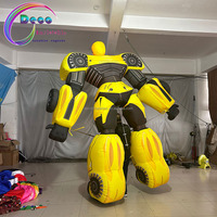 Costume de robot gonflable personnalisé pour événements et festivals, costume de robot gonflable ambulant