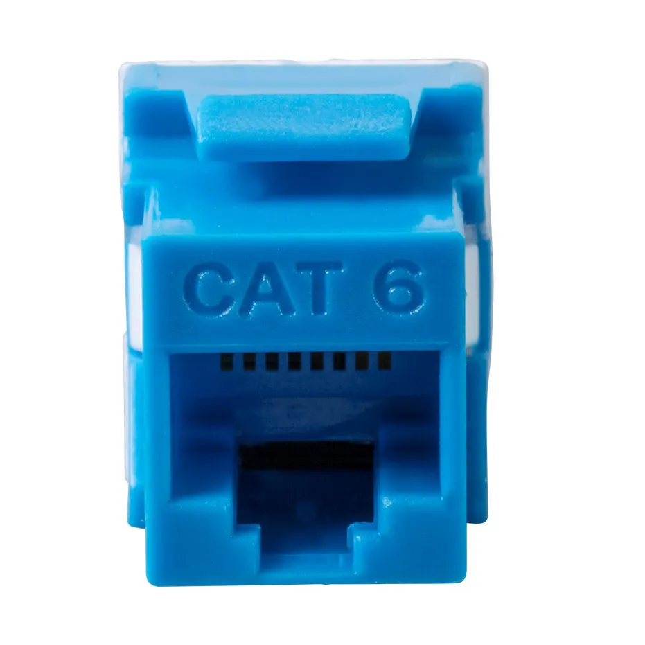 Cat6-Anschluss UTP rj45-Anschluss Cat6-Buchse RJ45 CAT6 Keystone-Buchse 180-Grad-RJ45-Buchse