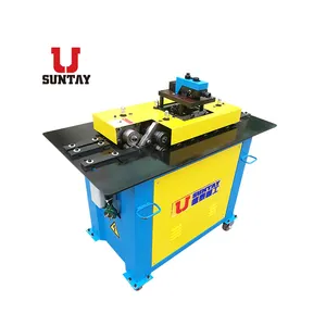 Hvac square air duct lock ex making machine