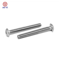 Tornillo de Cabeza Cilíndrica de Acero Inoxidable Gris Óxido Negro Dacromet, Resistente a la Intemperie, para Uso en Exteriores, Normas DIN ISO