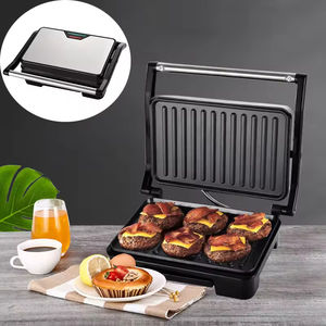 Prensa Eléctrica Comercial para Paninis, Parrilla sin Humo para BBQ, Plancha de Contacto para Sándwiches, Antiadherente Personalizada para Hoteles y Exteriores - Product Image 3