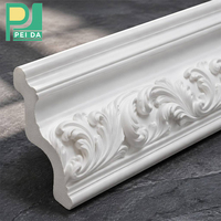 Moulures de plafond en PU de style moderne et simple, moulures flexibles en PU pour salon, chambre à coucher