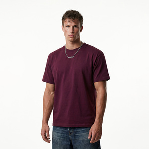 T-shirts amples multicolores vierges à col rond pour hommes en coton et polyester, tailles fortes <span class=keywords><strong>3XL</strong></span> - Product Image 1