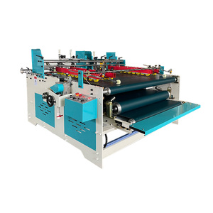 Mesin lem <span class=keywords><strong>Folder</strong></span> semi-otomatis untuk kotak karton bergelombang - Product Image 1