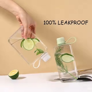 OEM/ODM Botella de Agua Plana de 320 ml, Portátil, Libre de BPA, con Anillo de Elevación, Diseño Novedoso, Regalos Empresariales del Fabricante - Product Image 3
