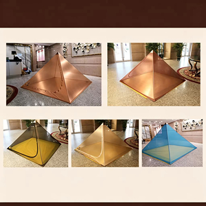 Piramide di Khufu in Rame Puro per Meditazione Zen, Impermeabile, per Camera da Letto, Grande Piramide in Rame per Meditazione Sopra il Letto - Product Image 6