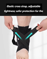 Attelle d'immobilisation de la cheville pour entorse, soutien sportif pour la course et la prévention des blessures, alternative aux plâtres, supports de cheville