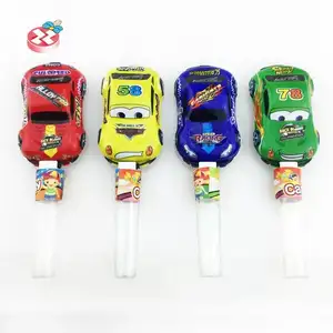 Factory wholesale high quality sweet candy toy Car Story Sports Car plug-in board colored fruit flavor Halal candy