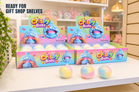 Mainan Squishy Natal Mainan Fidget Bola Remas Pelangi Kawaii Renyah Mainan Pereda Stres Sensorik untuk Anak-anak Dewasa Hadiah Liburan