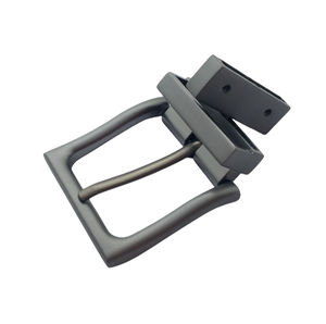 2025 nuevo diseño Simple Reversible solo tenedor Metal Pin hebilla de moda hebilla Polid hebilla - Product Image 1