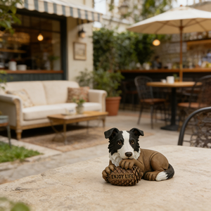 Adorable Estatua de Cachorro de Resina Realista |   Figura Realista de Perro Golden Retriever Labrador <span class=keywords><strong>para</strong></span> Decoración del Hogar |   Escultura de Animales Duradera - Product Image 4