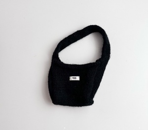 Korean Style Cute Knit Handbag <b>Sweet</b> Fashion Wrist Bag Versatile Autumn Winter Mini Knitted Tote Bag - Product Image 5