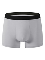 Vente en gros de sous-vêtements respirants pour hommes, caleçons élastiques, shorts confortables, boxers pour hommes