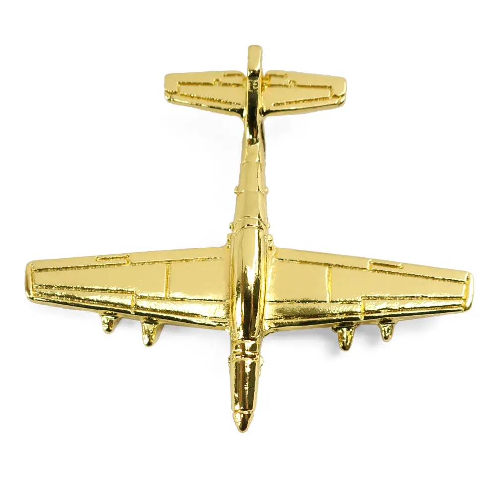 Ontwerp Luchtvaart Geschenken Kledingstuk Decoratie Metalen Revers Badge Harde Emaille Broche Custom Logo Vliegtuig Pin