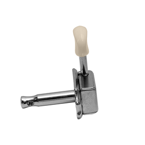 Mécaniques <span class=keywords><strong>de</strong></span> <span class=keywords><strong>guitare</strong></span> vintage LP, clés <span class=keywords><strong>de</strong></span> réglage nickelées à poignée crème pour guitares 6 cordes, style Kulson, en métal, fabriquées en Chine, sans batterie requise - Product Image 3