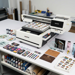 Impresora Multifuncional UV para Fundas <span class=keywords><strong>de</strong></span> Celulares <span class=keywords><strong>de</strong></span> Cuero PU y Plástico, Impresora Plana UV 6090 con Cabezal I3200 - Product Image 1