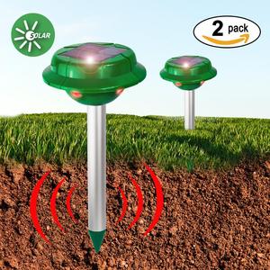Chống Thấm Nước Ngoài Trời Năng Lượng Mặt Trời Powered Vole Spikes Chaser <span class=keywords><strong>Sonic</strong></span> Mole Repellent Năng Lượng Mặt Trời Siêu Âm Mole Loài Rắn Repellent - Product Image 1