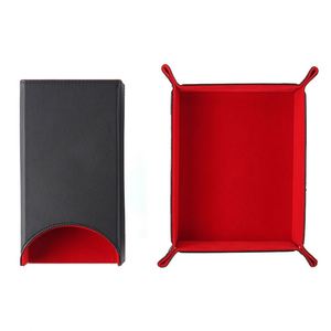 Caja de Almacenamiento 2 en 1 para Dados y Cartas, a Prueba de Polvo y Protectora, de Cuero PU, para Juegos de Cartas, Dados y RPG - Product Image 3