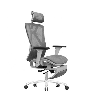 Sillas de oficina ergonómicas de malla reclinable con diseño de tela giratoria de alto precio ejecutivo ajustable para el hogar muebles al por mayor - Product Image 5