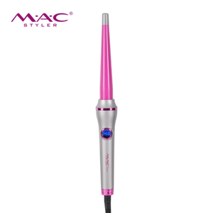 <span class=keywords><strong>Rizador</strong></span> de Pelo <span class=keywords><strong>Cónico</strong></span> MAC Styler Rosa Brillante con Barril Recubierto de Queratina, Calor Ajustable, Ondas Voluminosas Románticas, Plancha de Pelo para el Hogar - Product Image 1