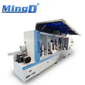 MINGD MD-708 thermofusible pur colle pour bord machine à plaquer automatique guling bord bande tondeuse main machine coin arrondi