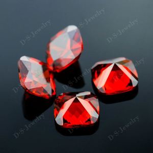 Venta al por mayor de alta calidad AAA cojín corte pendiente diamante falso precio por quilate - Product Image 6