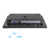 Zhixianda casing plastik 10.1 inci 1280*800, layar HD Monitor LCD IPS Desktop casing plastik dengan antarmuka HD VGA