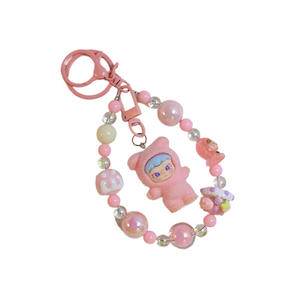 Accessoires pour sacs pour filles mignonnes, style automne-hiver, pendentif en résine en forme <span class=keywords><strong>de</strong></span> cœur, porte-clés « Grand cousin <span class=keywords><strong>de</strong></span> <span class=keywords><strong>Dora</strong></span> », style Xiaohongshu, peluche en plastique pour poupée - Product Image 1