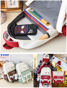 Mochila Escolar 4 en 1 con Logotipo Personalizable, Mochila para Estudiantes de Primaria, <span class=keywords><strong>Secundaria</strong></span>, Preparatoria y Universidad - Product Image 4