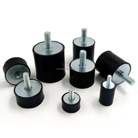 Supports de montage anti-vibration Support isolateur de vibrations Pieds en caoutchouc M6 M8 NR Bloc d'amortissement du silence en caoutchouc