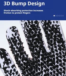 بيع بالجملة قفازات رياضية مخصصة مقاومة للاهتراء حارس المرمى اللاتكس الاحترافي - Product Image 4