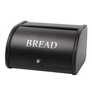 Kitchen Counter <strong>Large</strong> Dry Food <strong>Bread</strong> Box Storage Boxes Powder Coated Metal <strong>Bread</strong> <strong>Bin</strong> - Product Image 4